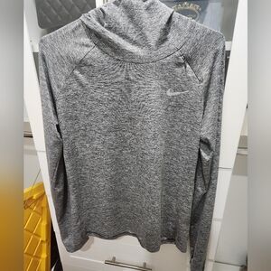 Womens Nike Dri-FIT Gray Running Hoodie Medium